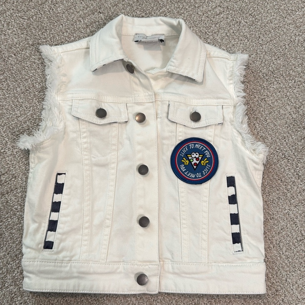 Stella McCartney 3T denim vest
